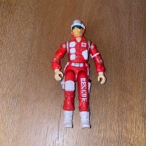 Rescue Action Figure Toy - Red and White Kids Figure